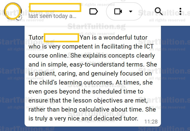 Parent testimonial A84238526OL